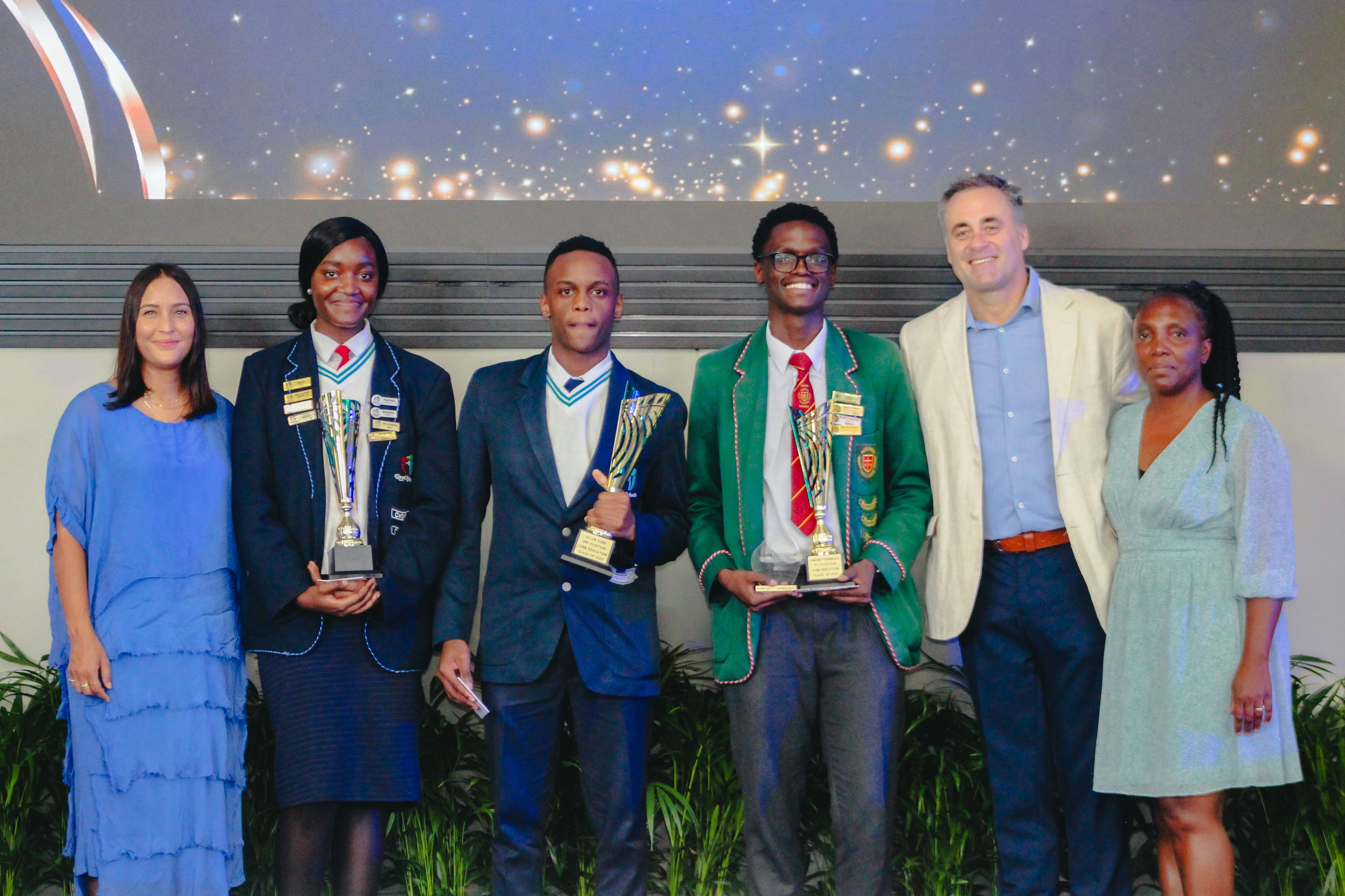 Top achieving learners celebrated with Core Education CEO Dr Bennie Fourie